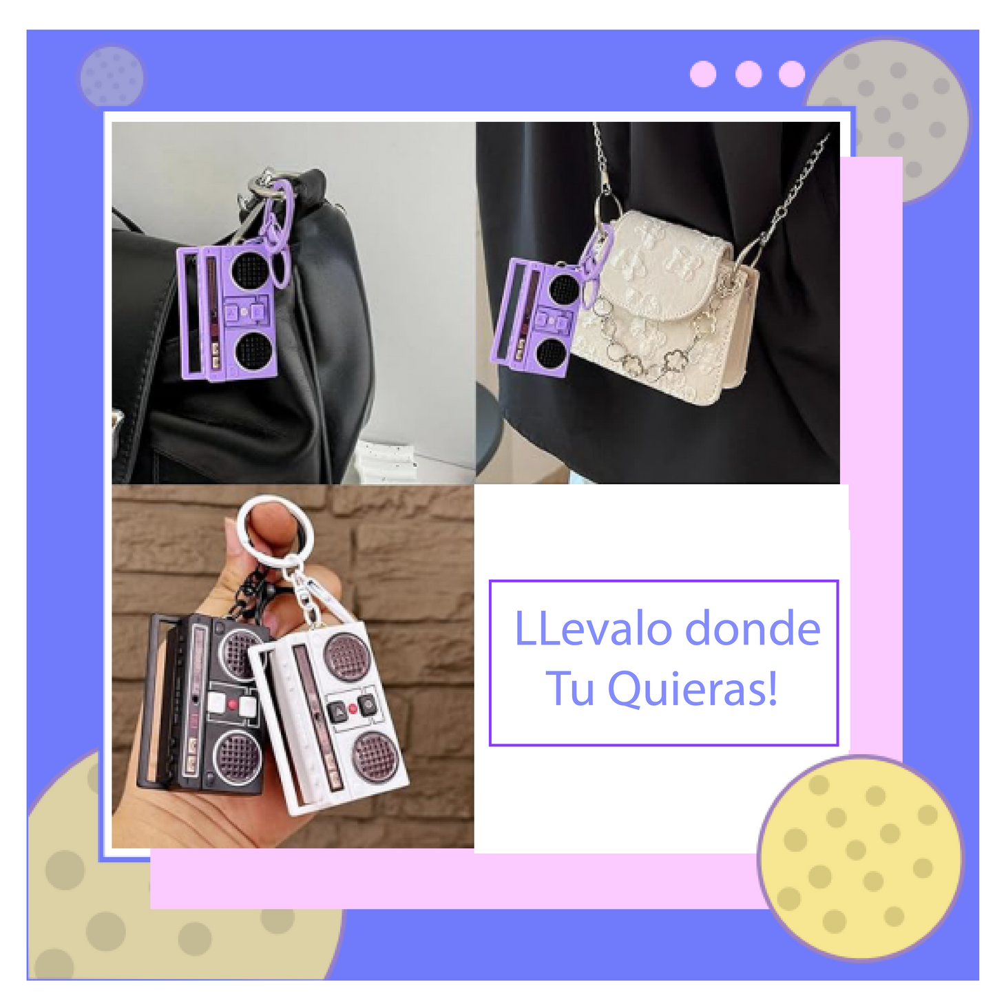 Mini Grabadora de Radio Divertida