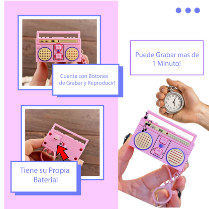 Mini Grabadora de Radio Divertida