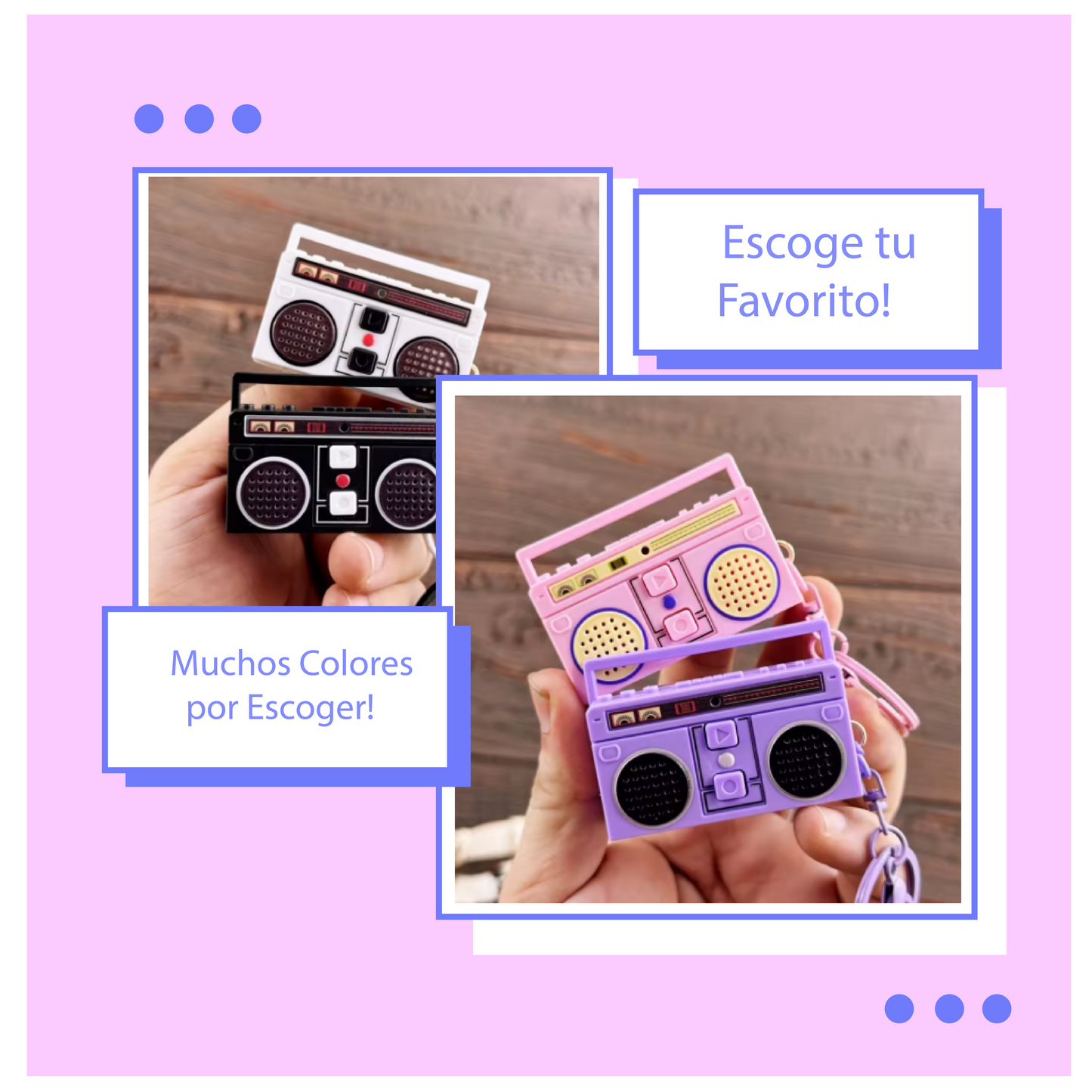 Mini Grabadora de Radio Divertida